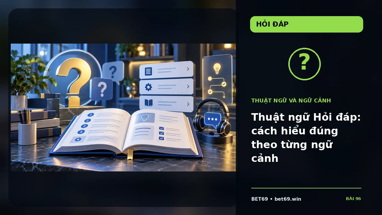 Thuật ngữ Hỏi đáp: cách hiểu đúng theo từng ngữ cảnh