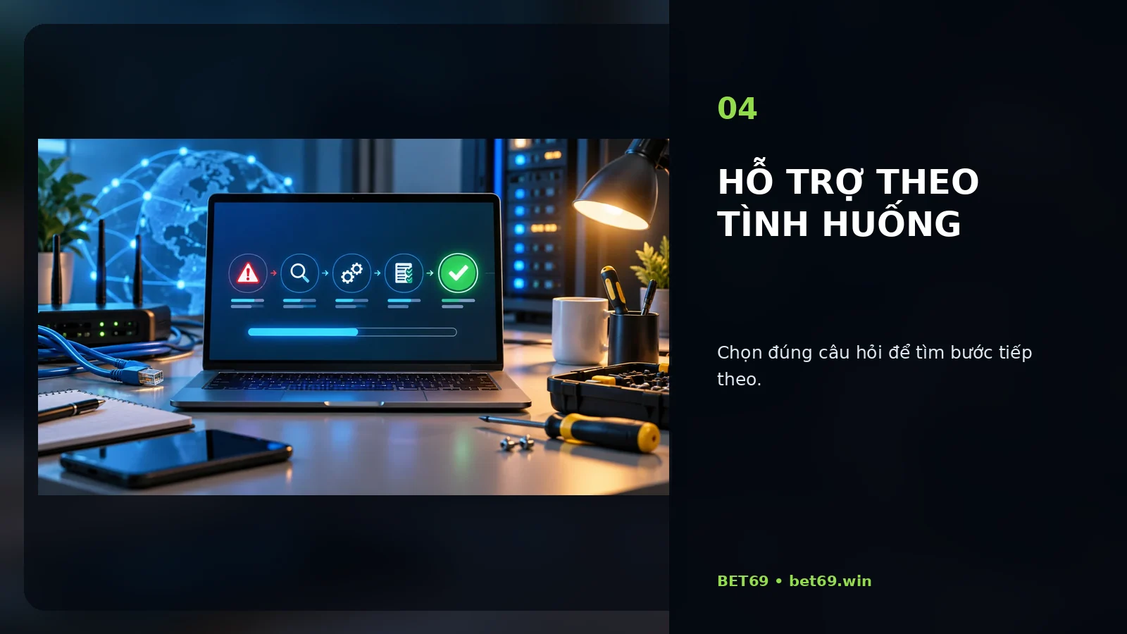 Hỗ trợ theo tình huống tại BET69